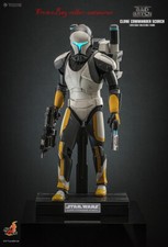 Perfect Hot Toys 1/6 Tms130 Star Wars Clone Commander Scorch In Stock New