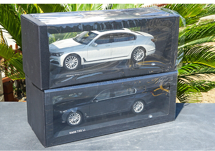 1/18 All New 7 Series 750 Li 2017 Diecast Car Model Toy White/Gray