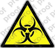 STICKER COMMERCIAL BIO HAZARD