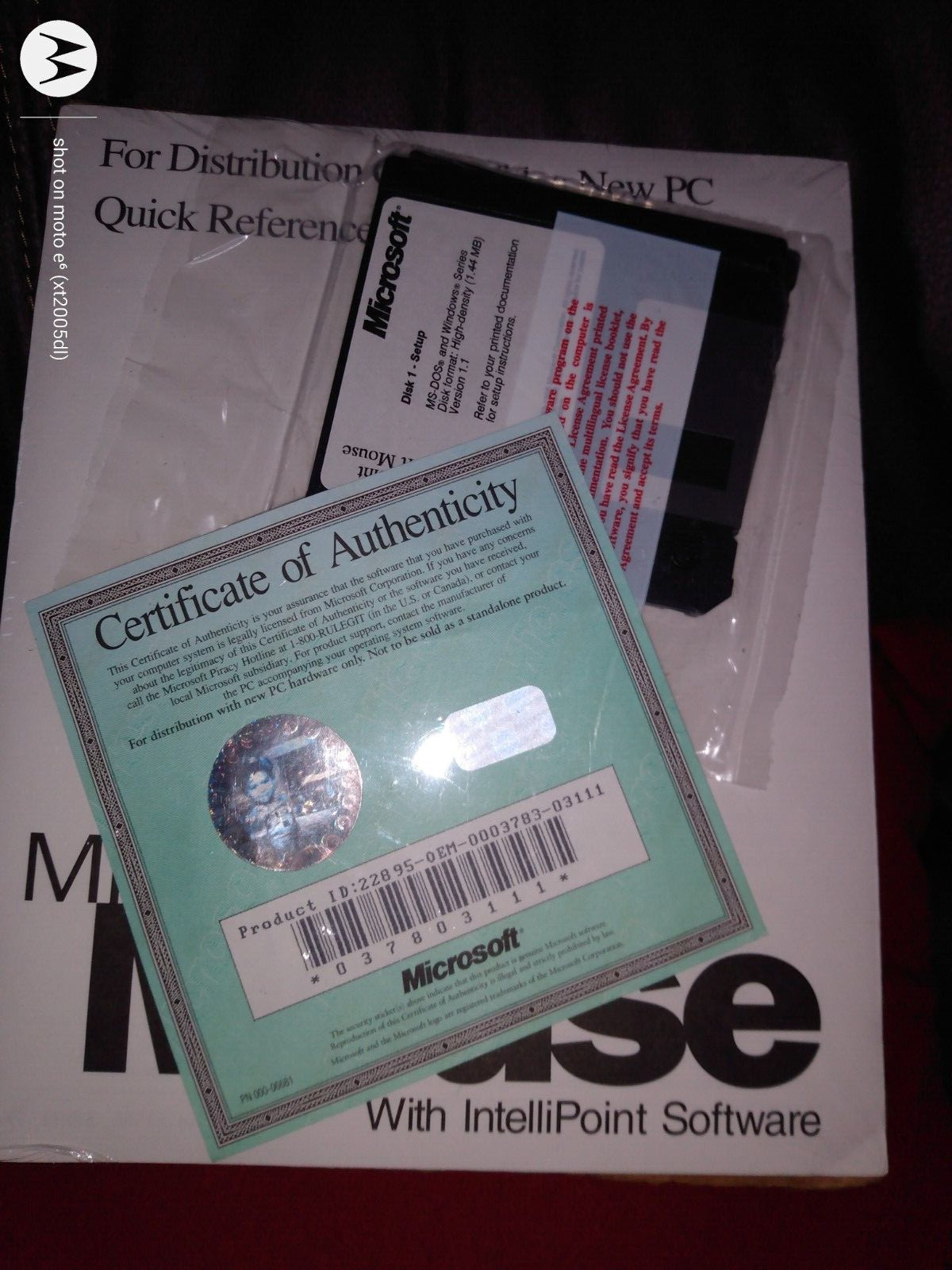 Vintage Microsoft New 2 MSDOS Disks for Setup INSTITUTO TECNOLÓGICO