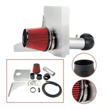 3.5" Red Cold Air Intake Kit +Heat Shield For 2012 2013 2014 2015 Camaro 3.6L V6