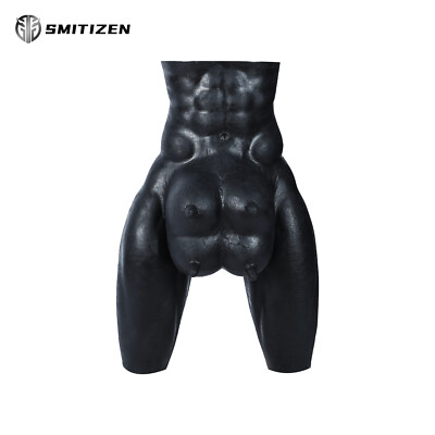 Smitizen Schwarz Silikon Kuh Hose mit Vier Brustwarzen Monster Kostüme für Cos