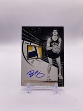 2023-24 Panini Noir Ben Sheppard Rookie Patch Auto Black and White Prime #12/25