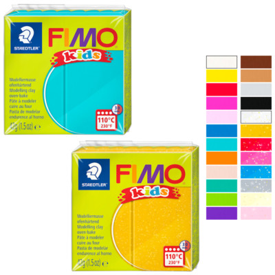 FIMO  kids ofenhärtende Polymer-Modelliermasse 42g-Block
