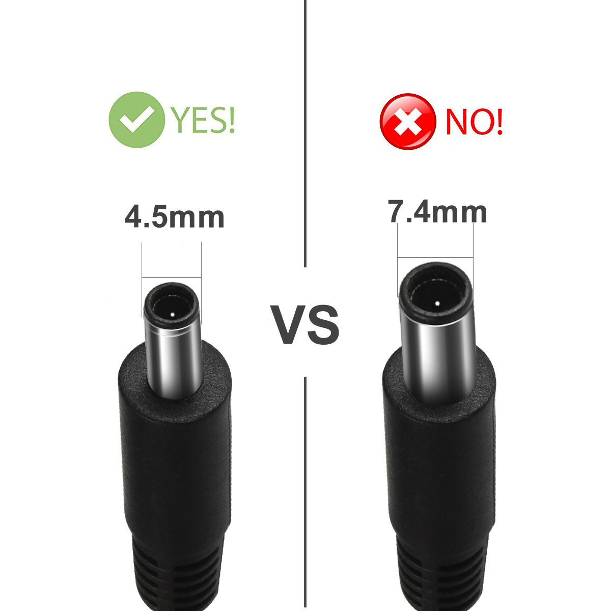 Originale 45W Dell Inspiron 14 5000 Alimentatore Adattatore + Cavo - Foto 3