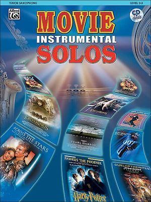 Movie Instrumental Solos: Tenor Saxophone, Book & CD by Alfred Publishing