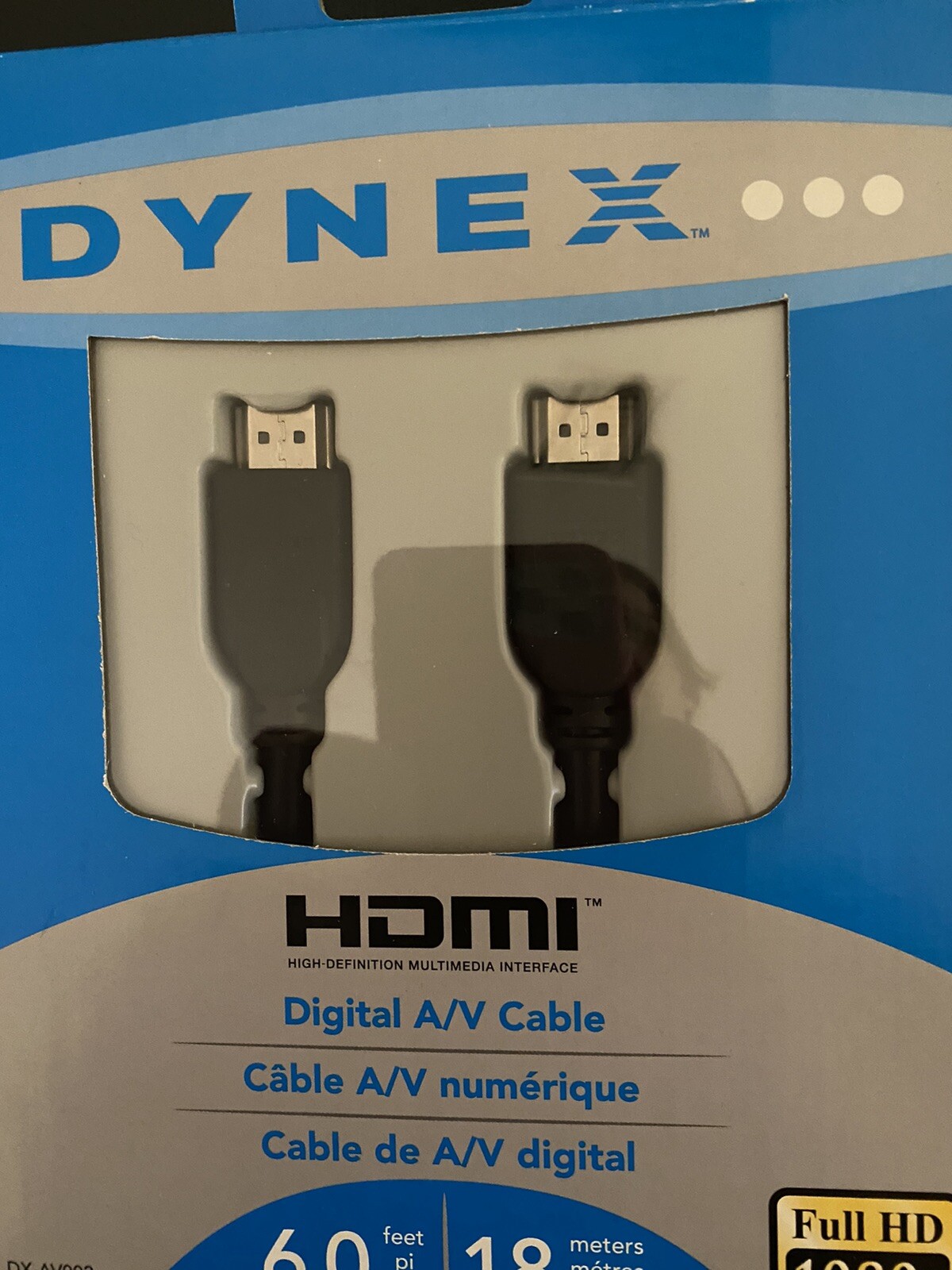 Dynex 6ft High-Speed HDMI Cable for 4K HDR Devices-image