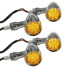 4X Motorcycle LED Turn Signals Blinker Light For Yamaha V Star 250 650 950 1100