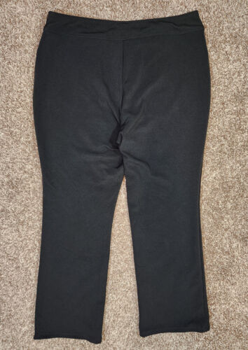 Joe B By Joe Benbasset Black Fabric Dress Pants - Women's 2X - Picture 4 of 5