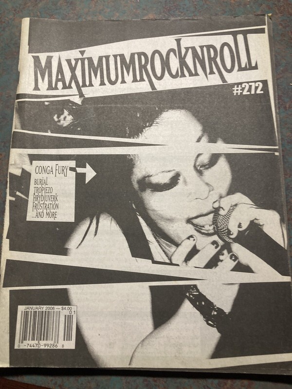 Maximum Rock N Roll Magazine No 272 Punk Rock Fanzine