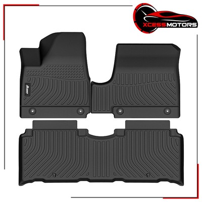 Fits 22-24 Hyundai Ioniq 5 3PCS 3D Floor Mats Waterproof Carpets Liner Set