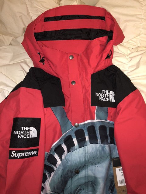 supreme x tnf mountain tee