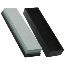 Knife Sharpening Block Wet Oil Stone Storage Box Tool Blade Double Sided