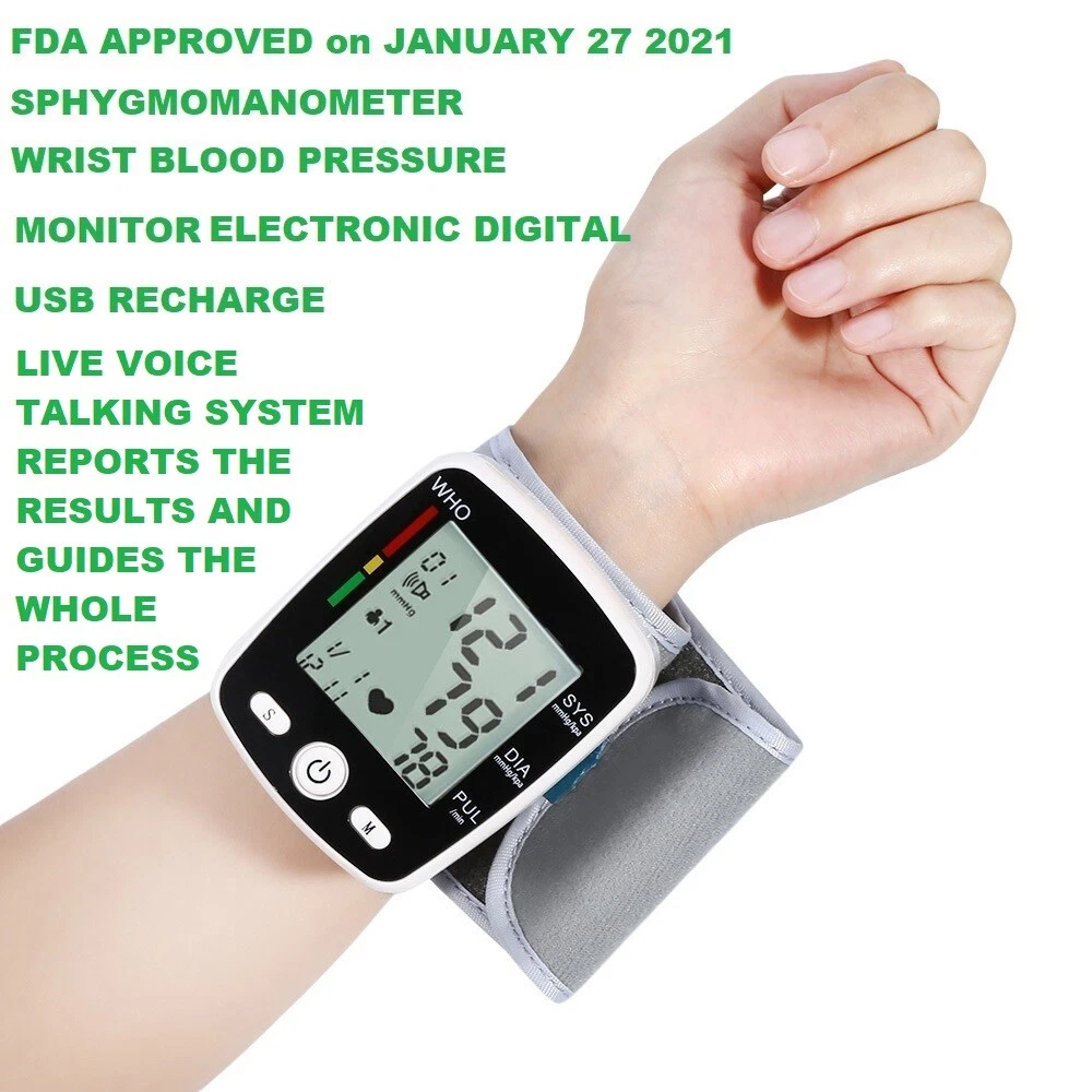 Buy Fda Ce Iso Approved Wrist Bp Monitor Digital Watch New Arrival