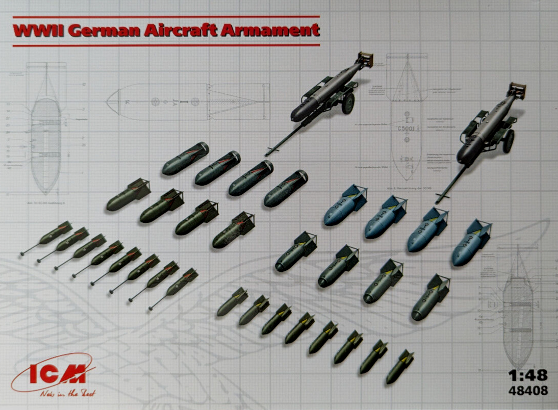 Icm 3318408 1:48 Wwii German Aircraft Armament - Bild 2