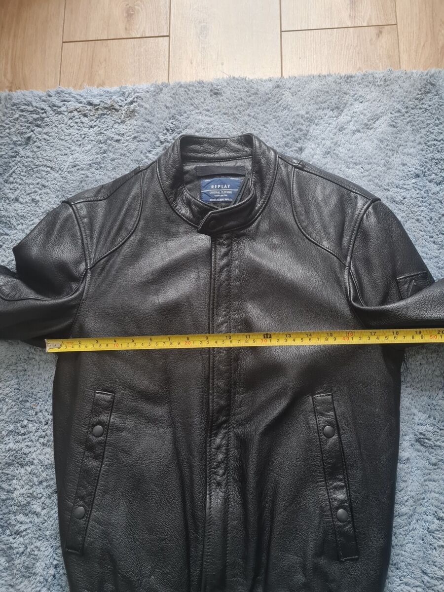 Mens Replay Leather Jacket Size M | eBay Mens Replay Leather Jacket Size M | eBay