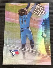 Bo Bichette 2021's Greatest Hits 2022 Topps Series 1 Insert #21GH-2 Blue Jays