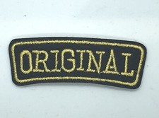 Original OG Embroidered Iron/ sew On Patch black with gold