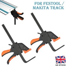 2 Pack 160X60mm Quick Release Track Saw Clamps For Festool / Makita Track Kit
