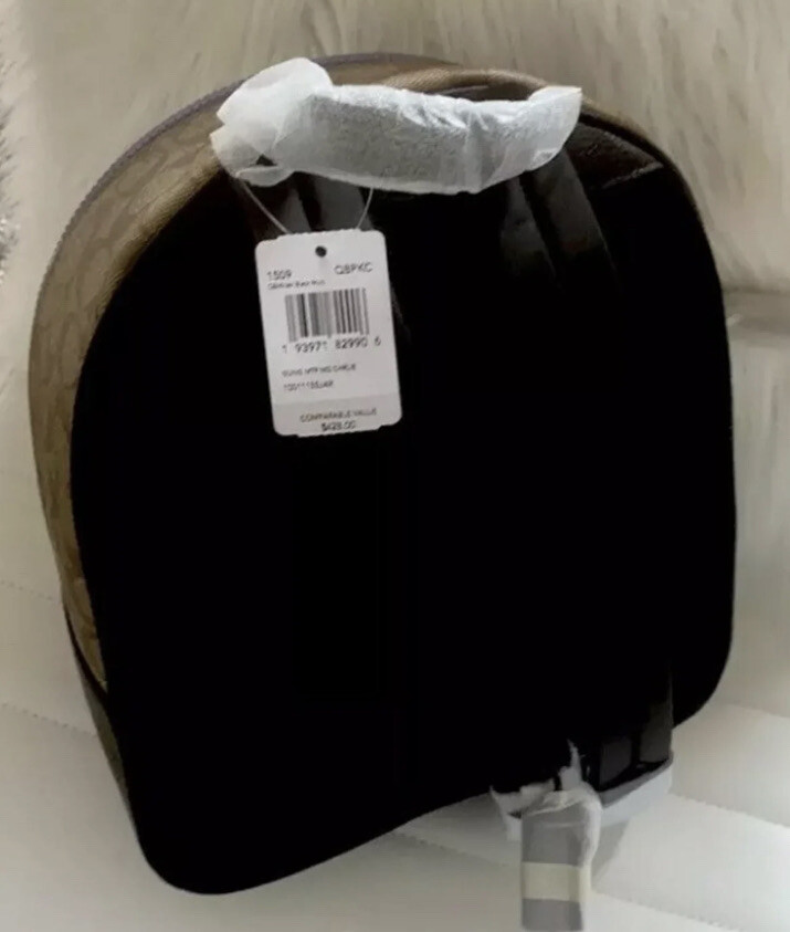 NWT Coach Vale Medium Charlie Backpack In Signature Canvas  display picture 1