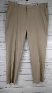 EUC PGA Tour Men's Khaki Flat Front Golf Pants 38X30 (V13) | eBay