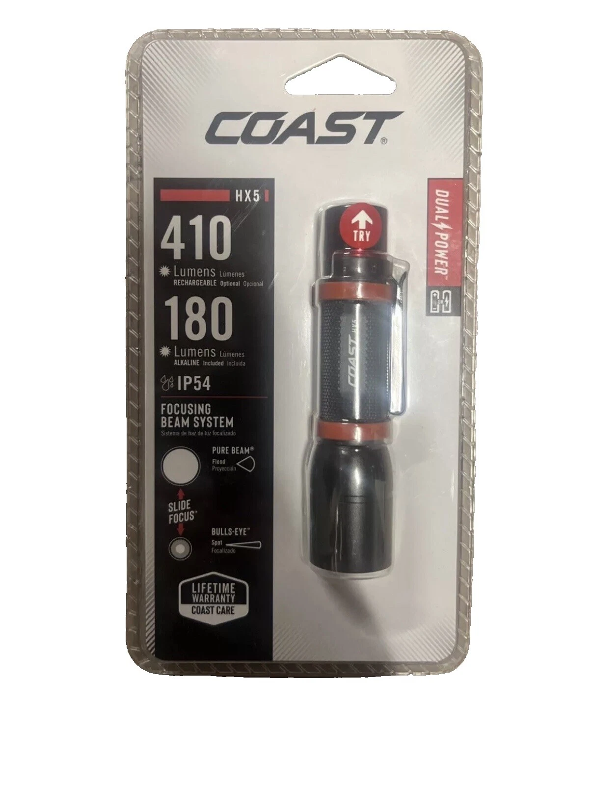 Coast Linternas de Campamento y senderismo con baterías