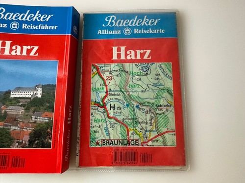 Reiseführer Baedeker Harz Reiseguide Mittelgebirge Urlaub Reisen Tipps Faltkarte - Bild 6 von 6
