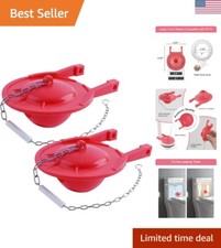 Effortless Installation 2-Pack Large 3-Inch Toilet Flapper for TOTO Flush Valves