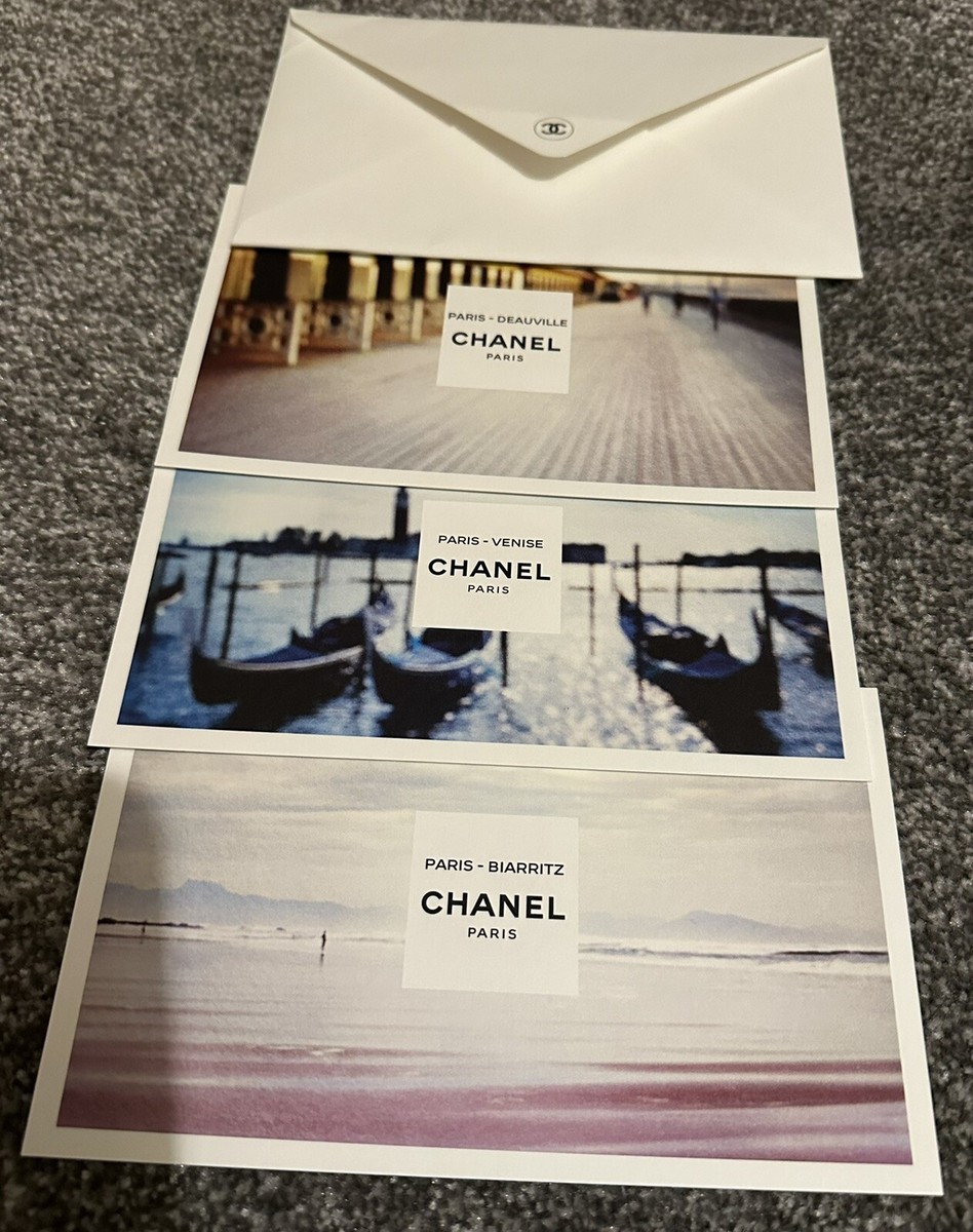 Chanel Les Eaux Paris Venise Deauville Biarritz Postcards | eBay 