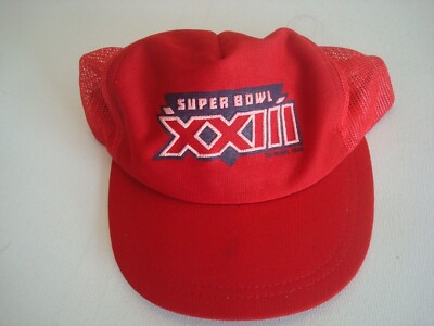 49ERS SUPER BOWL 23 USA MADE 80S SCRIPT 90S SNAPBACK GOLF HAT CAP VINTAGE EE3