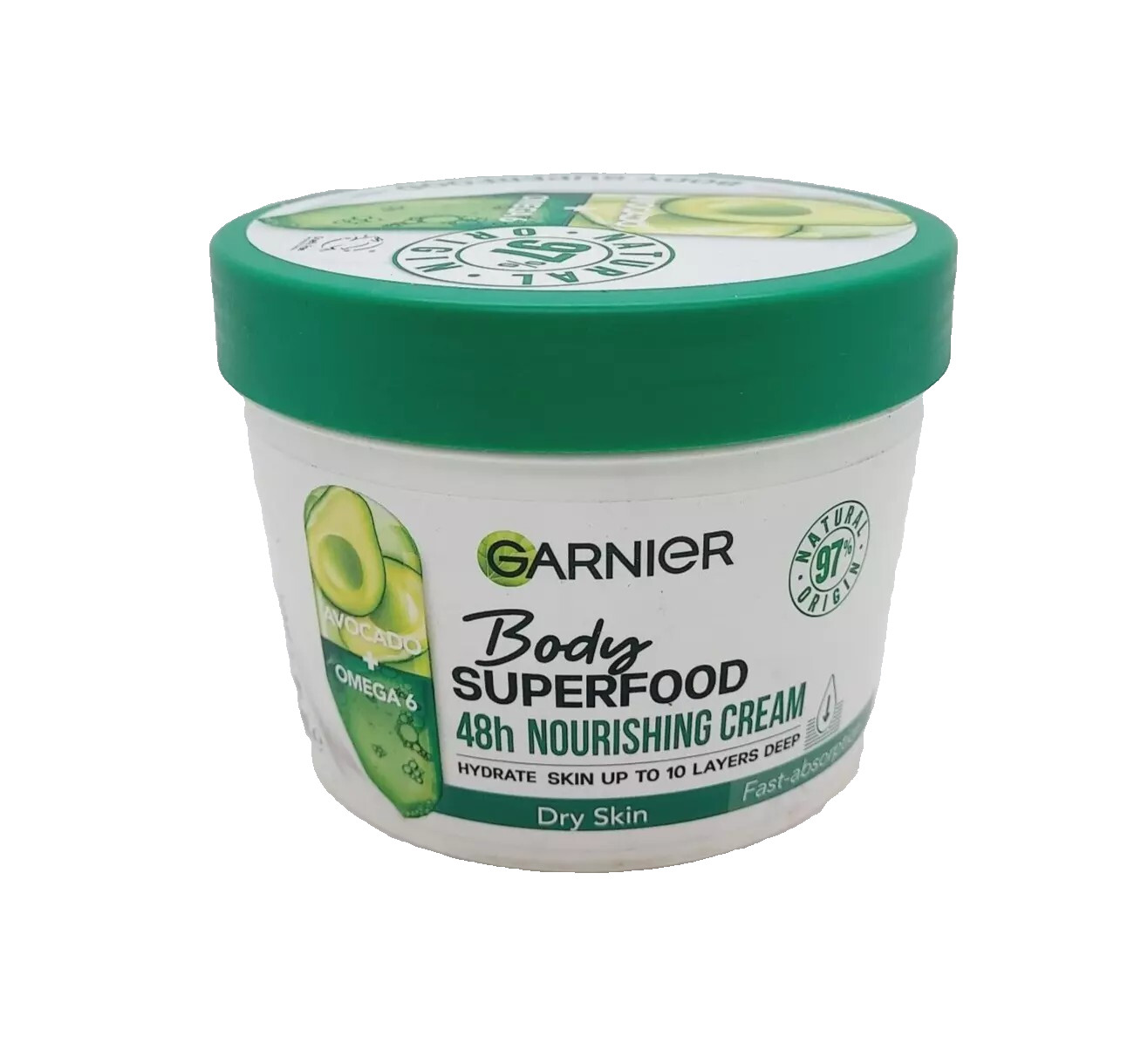 Garnier Vitamin E Moisturising Body Cream 380ml Cruelty Free Vegan - Image 3