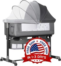 Mois s para beb  cama junto a la cama f cil de plegar cuna lateral port til NEW