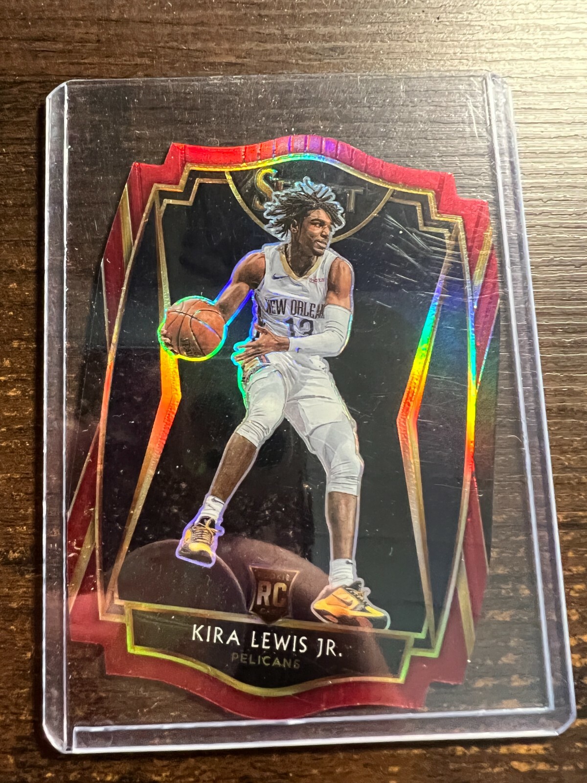A116,723 - 2020-21 Select Prizms Maroon Die Cut #178 Kira Lewis Jr./175