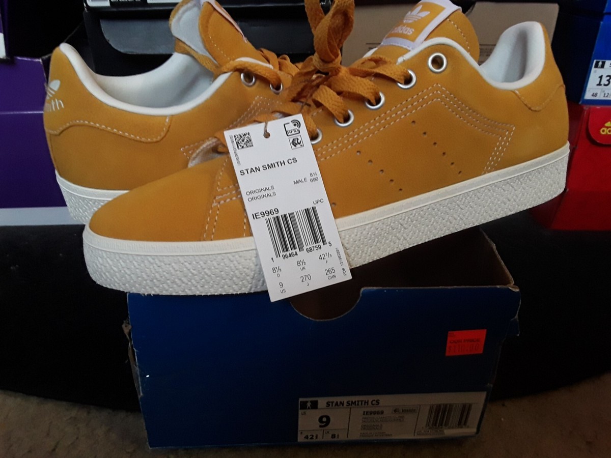 Adidas Originals Stan Smith CS Suede Preloved Yellow Core White