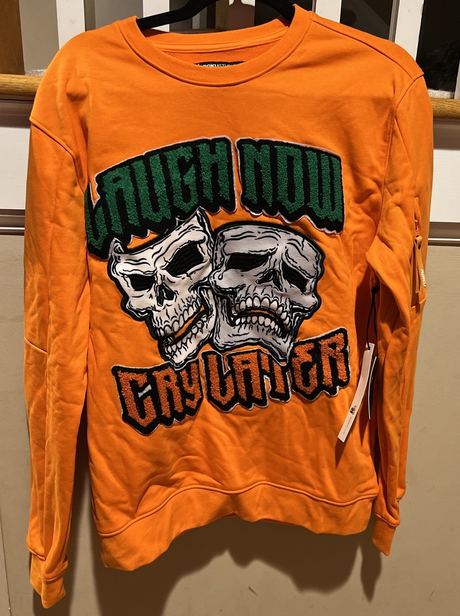 Roku Studio Sz 2XL Orange Crewneck Pullover Sweatshirt