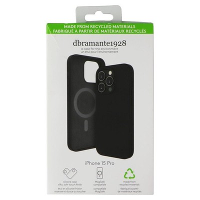 dbramante1928 Monaco Series Case for MagSafe for iPhone 15 Pro - Night Black