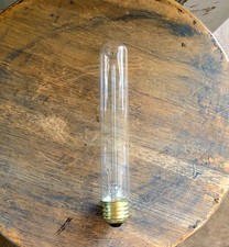 Long Tubular Light Bulb, 60w Vintage Edison Style Filament Clear Glass T9