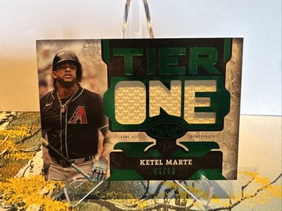 2025 Topps Tier One - Tier One Die-Cut Relic Ketel Marte #T1RD-KM (GREEN) /49 