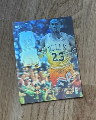 Michael Jordan 1991-92 Upper Deck #AW4 - Insert Hologram MVP nba Card