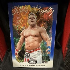 Panini Combat Anthology Ring Royalty Alex Hammerstone #4 Blue Fireworks /125