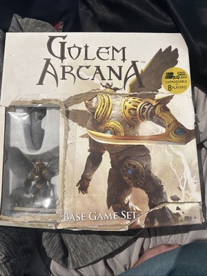 Golem Arcana Base Game Set Miniatures Box Broken Game Good!