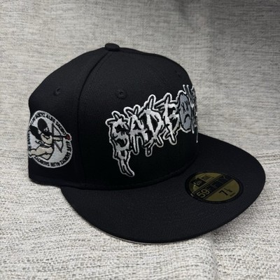 Junior H Sad Boys Black and White New Era 59FIFTY Fitted Hat