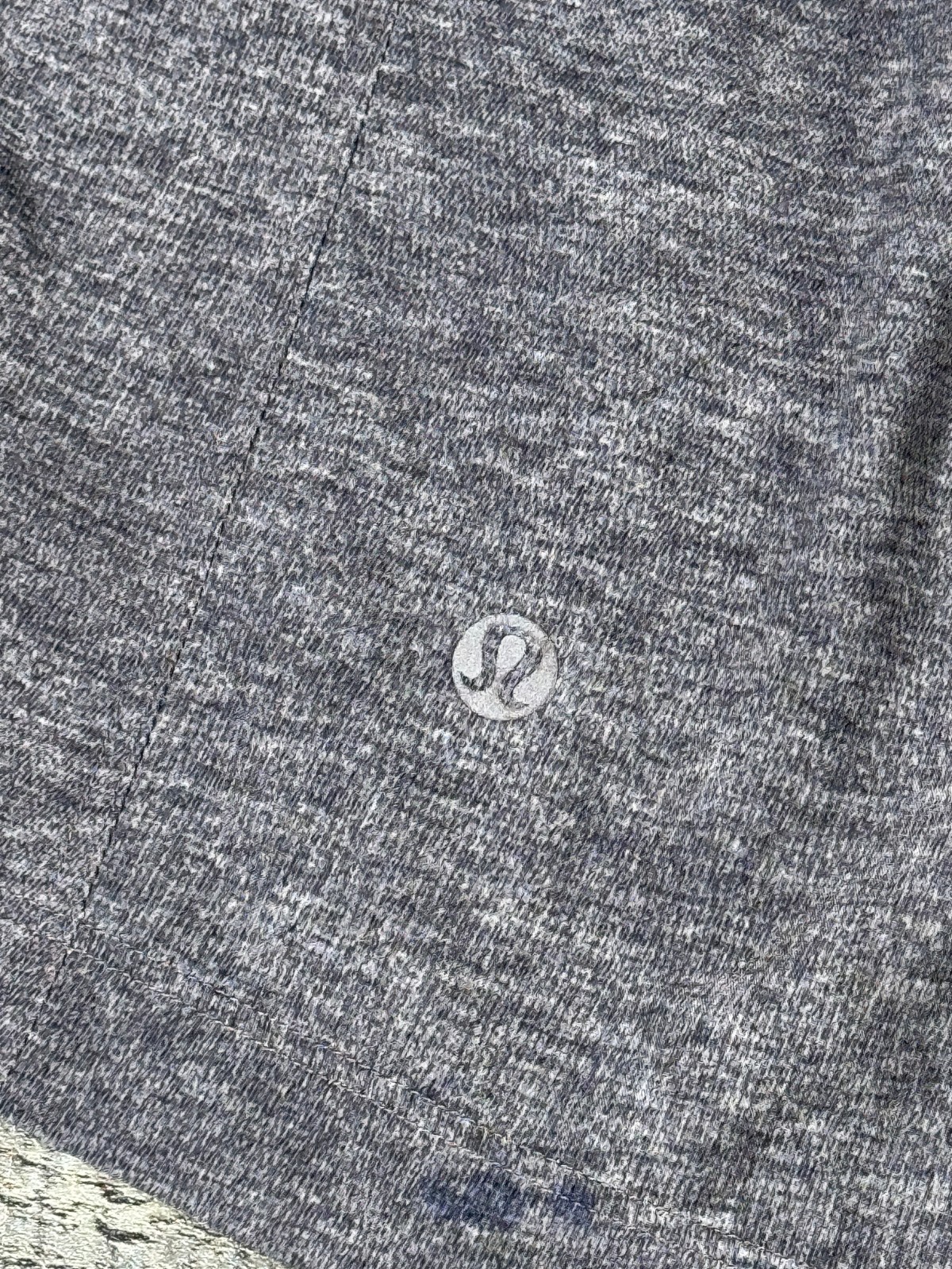 Lululemon T.H.E. Short Linerless Shorts Mens Large Gray Athletic Running Yoga