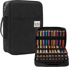 304 Slots Colored Pencil Case Large Capacity Storage Bag for Artist Painter Mult