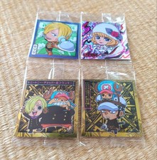 One Piece Seal Wafer Chopper Franky Sanji Stussy Collectible Figures Used