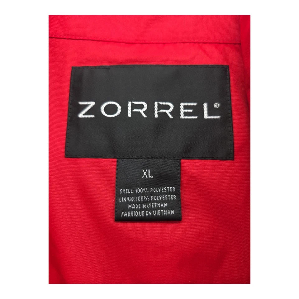 Chaqueta Pullover Zorrel Miceli’s Azul Marino Cuarto Cremallera Manga Corta Para Hombre Talla XL Foto 3 de 4