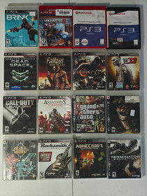 Playstation 3 console and game lot bundle 44 Games! Tested!
