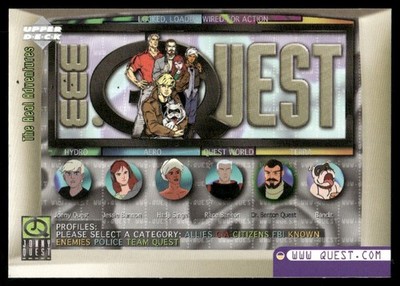 Jonny Quest 1996 Cartoon Upper Deck Card #33 (NM)