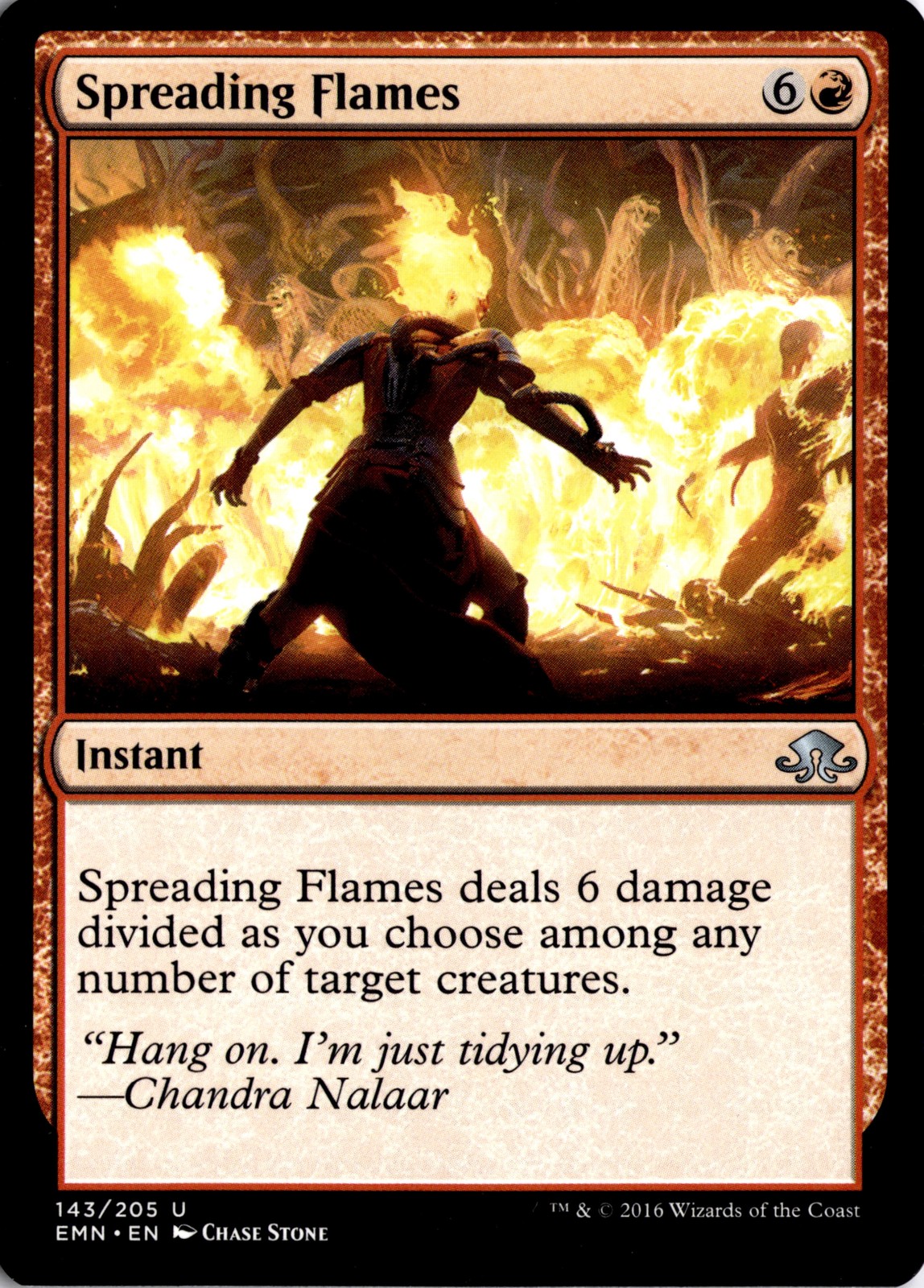 Spreading Flames / Eldritch Moon 143 / NM
