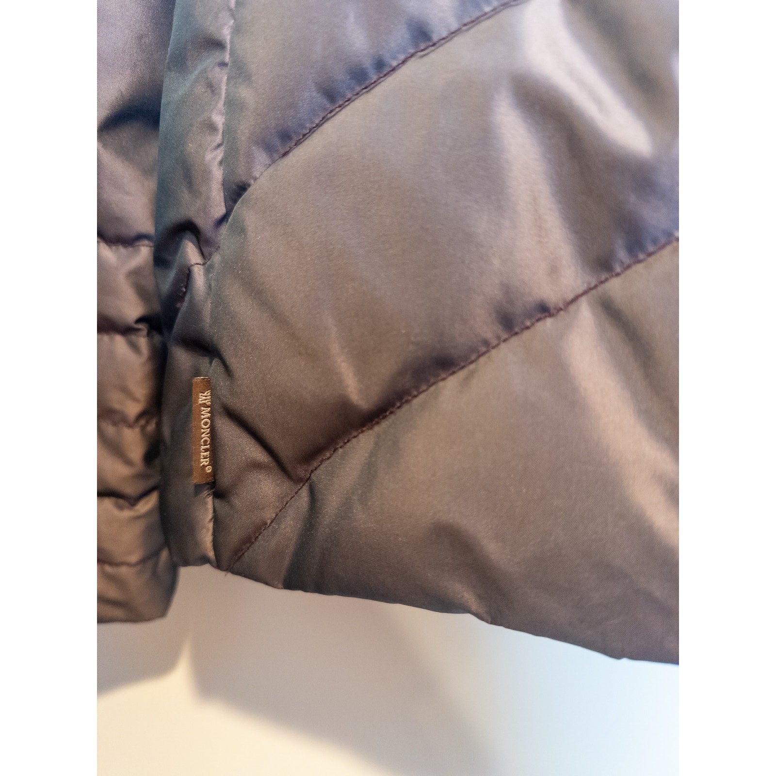 Vintage Y2K Moncler Metallic Brown Quilted Down Puffer Jacket Size 5 (XXL) image 10